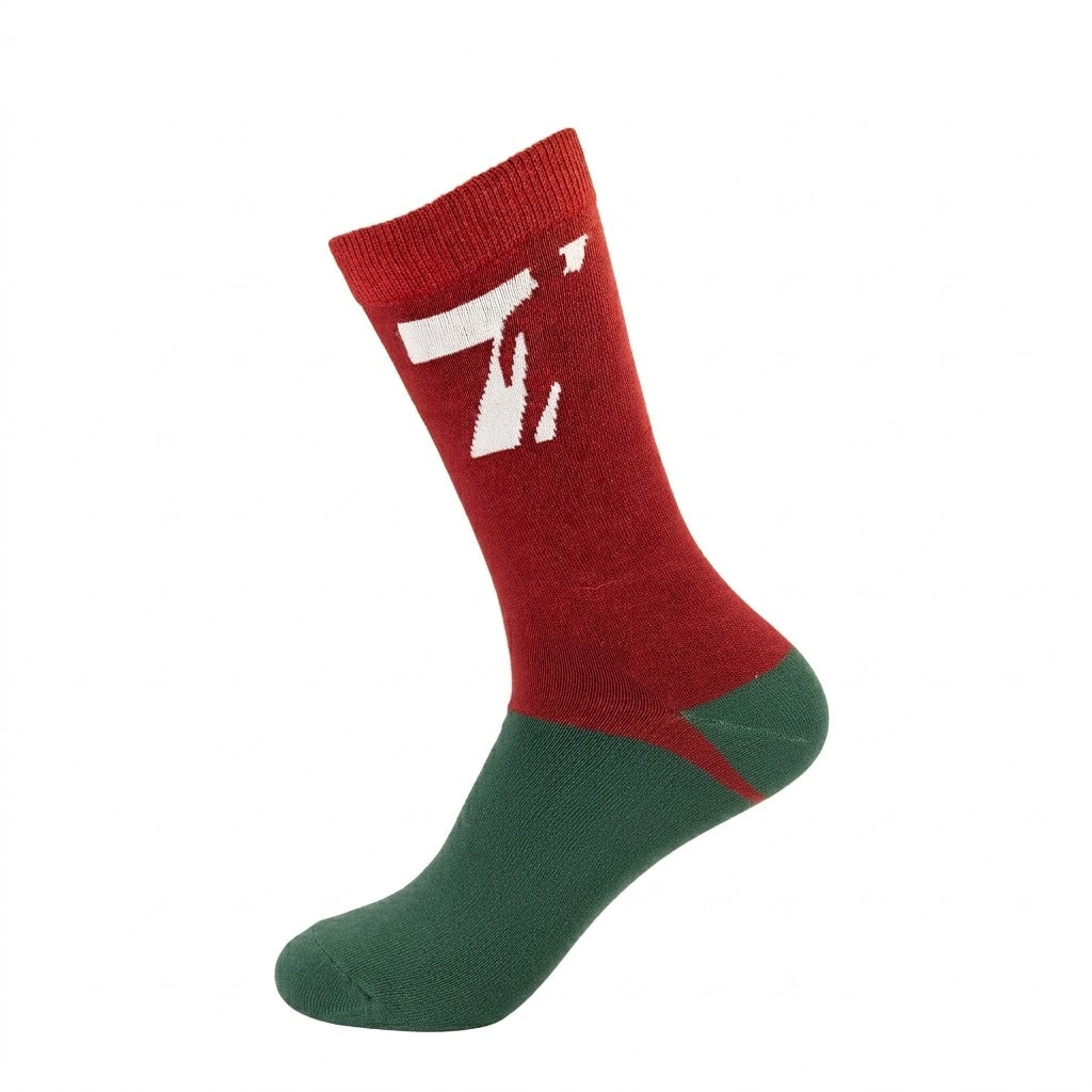 Kheyoot™ Freesize Madeira Rocket Print Socks