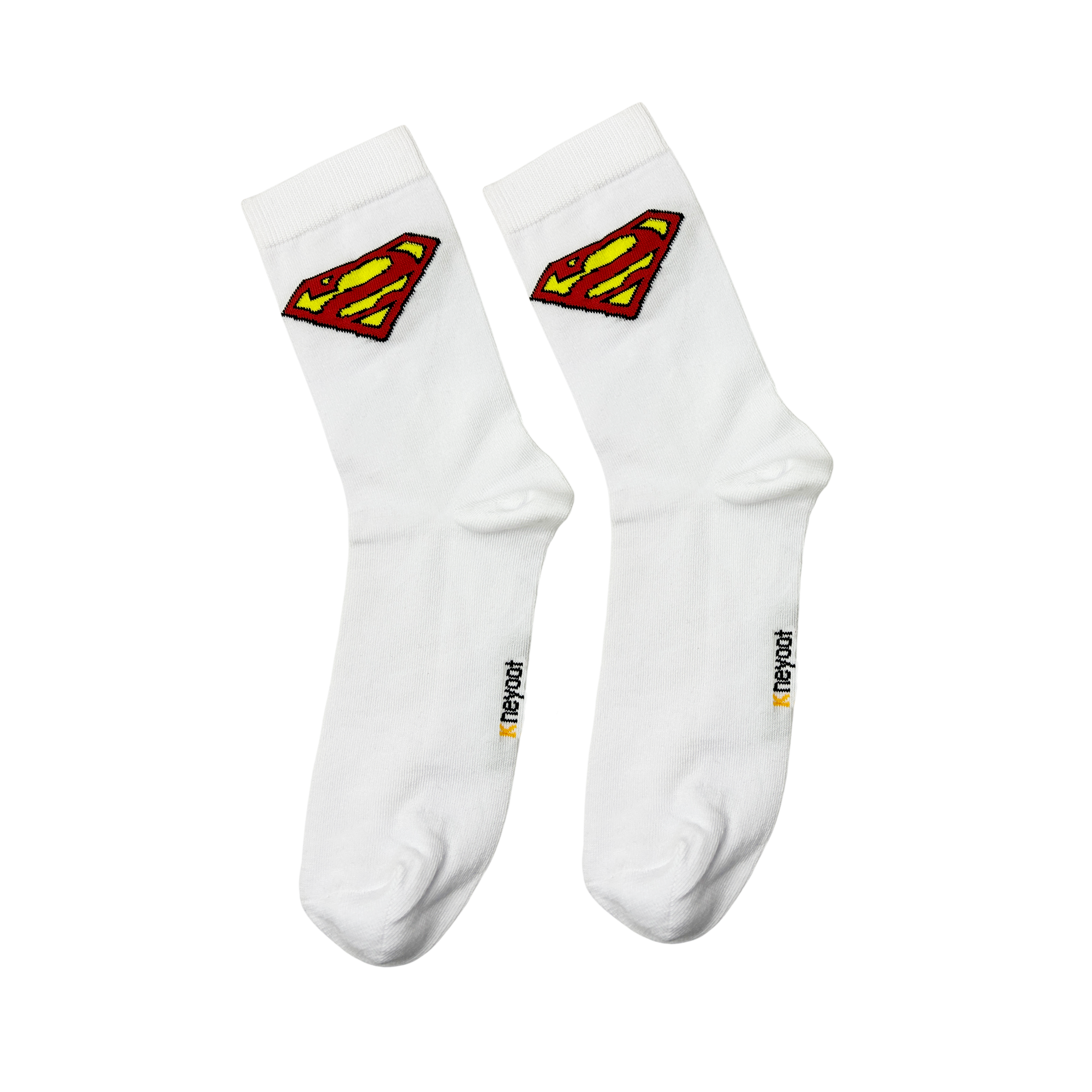 Kheyoot™ Free Size Superman Logo Long Socks