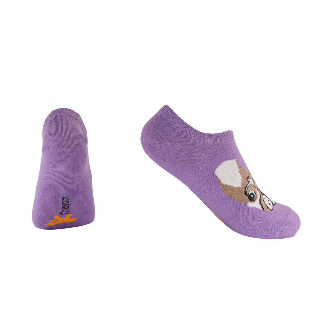 Kheyoot™ Women's Animal dog Face No-Show Socks