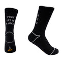 Kheyoot™ Free Size Your Life Is a Joke Print Socks