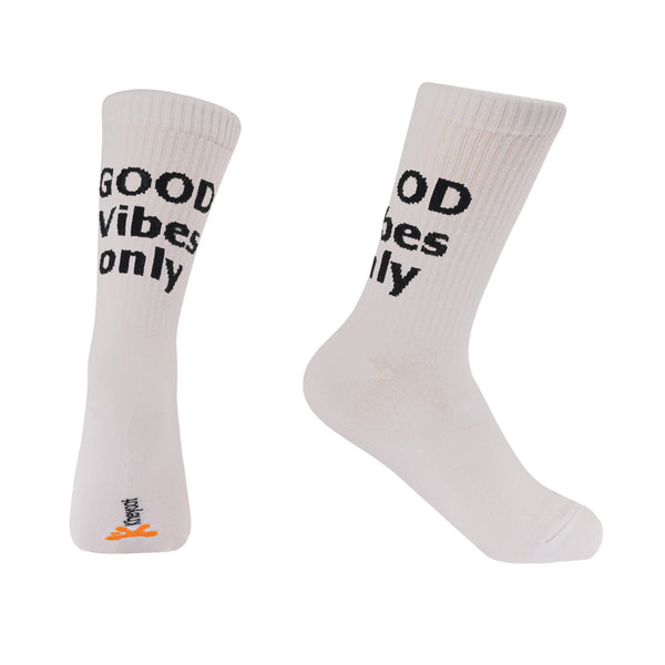 Kheyoot™ Free Size Good Vibes Only Print Socks