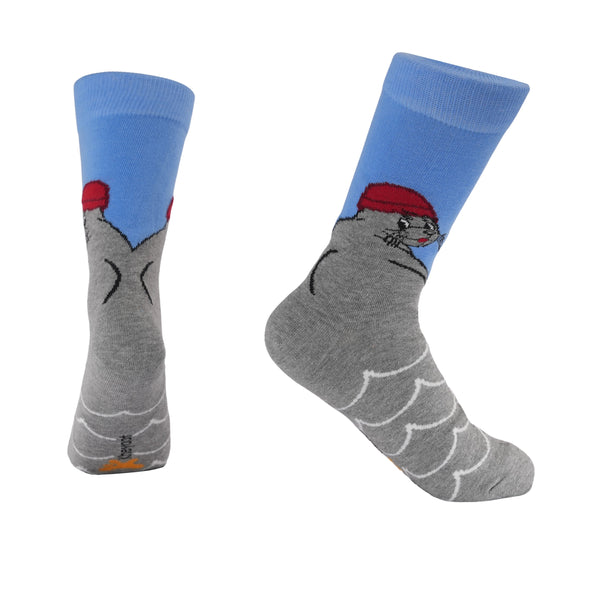 Kheyoot™ Free Size Socks Seal Print