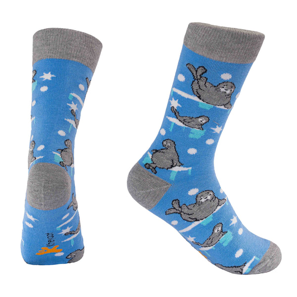 Kheyoot™ Free Size Socks Seal Print