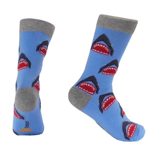 Kheyoot™ Free Size Socks Shark Print