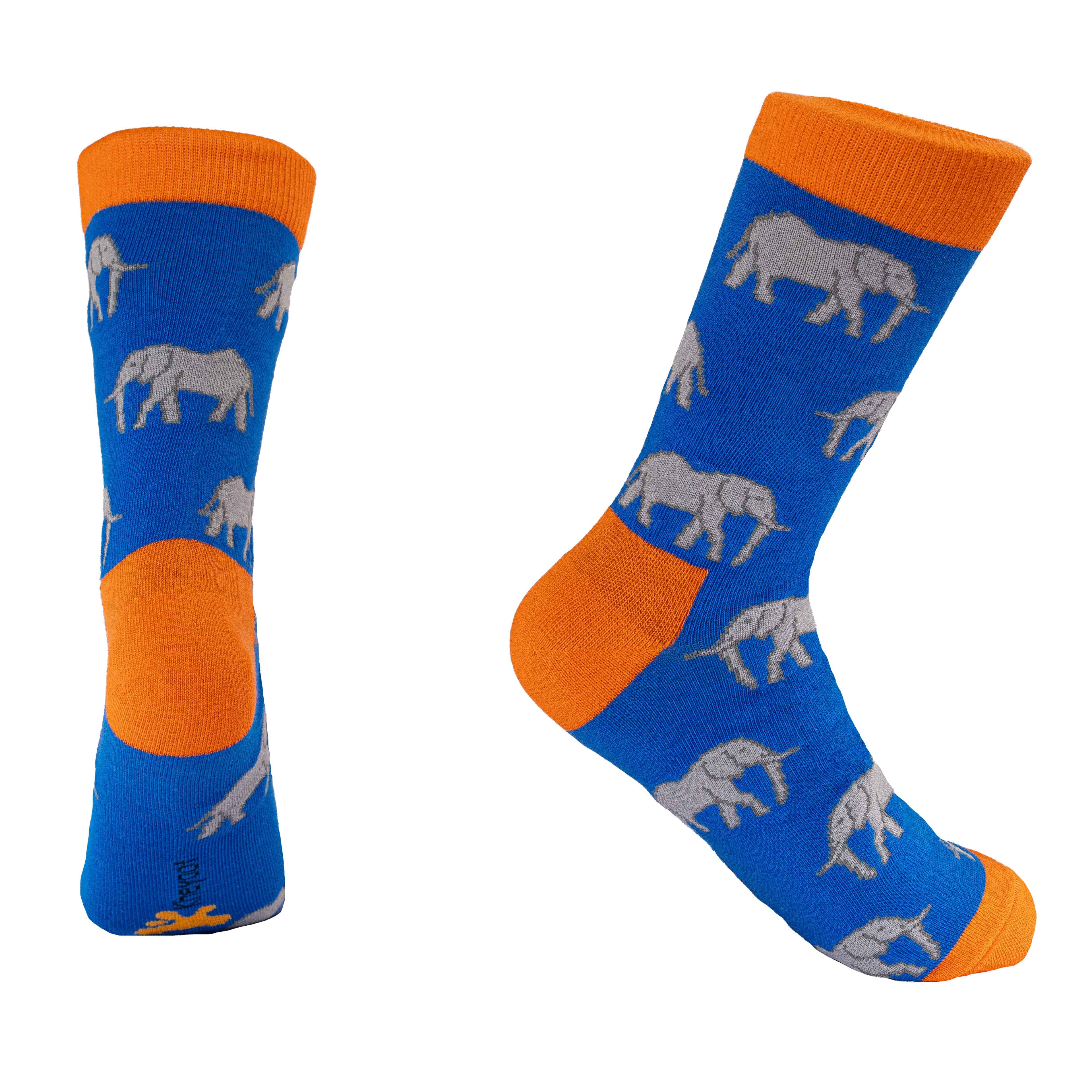 Kheyoot™ Free Size Elephant Socks Print