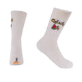 Kheyoot™ Free Size Socks Bla Diet Bla bateekh  Print