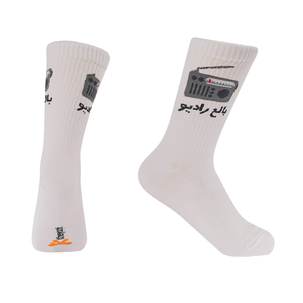 Kheyoot™ Free Size Socks Bala Radio Print