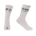 جوارب خيوط بمقاس حر مطبوعة ب I Love Flos