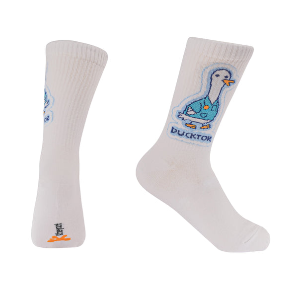Kheyoot™ Free Size Socks Ducktor  Print