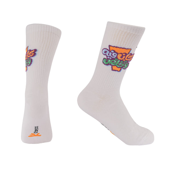 Kheyoot™ Free Size Socks Kan Feeh W kheles Print