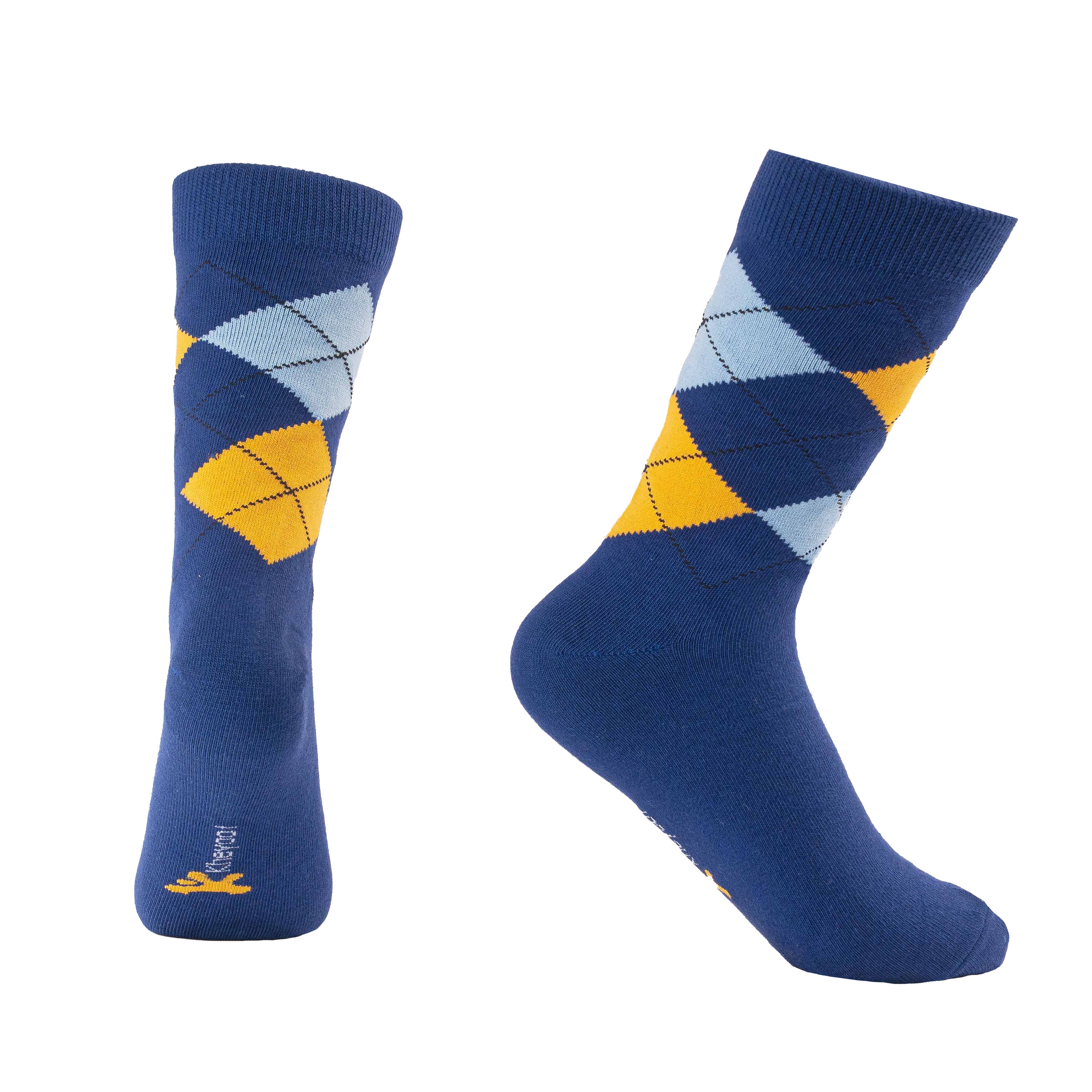 Kheyoot™ Men's Classic Argyle Dress Socks - Refined Style
