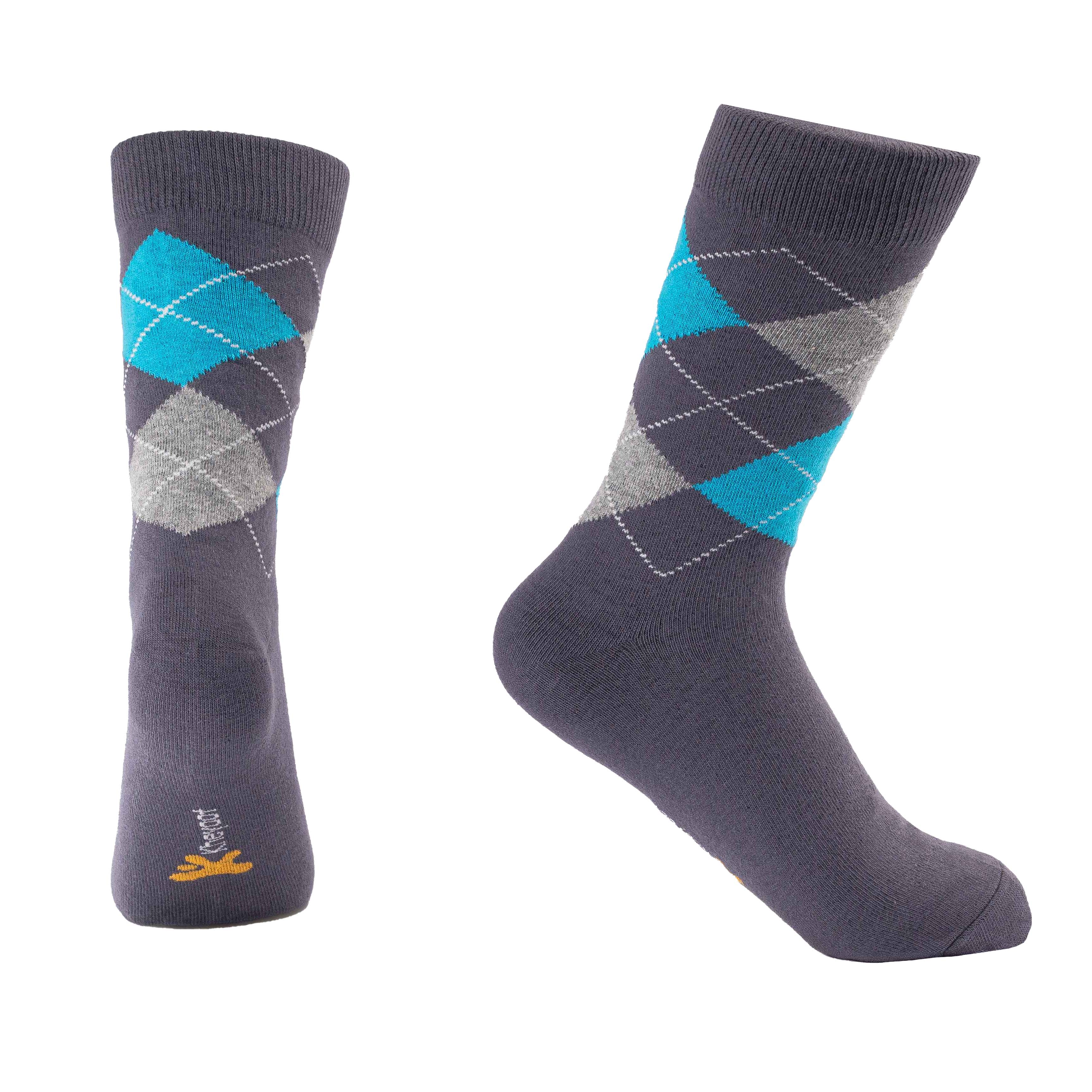 Kheyoot™ Men's Classic Argyle Dress Socks - Refined Style
