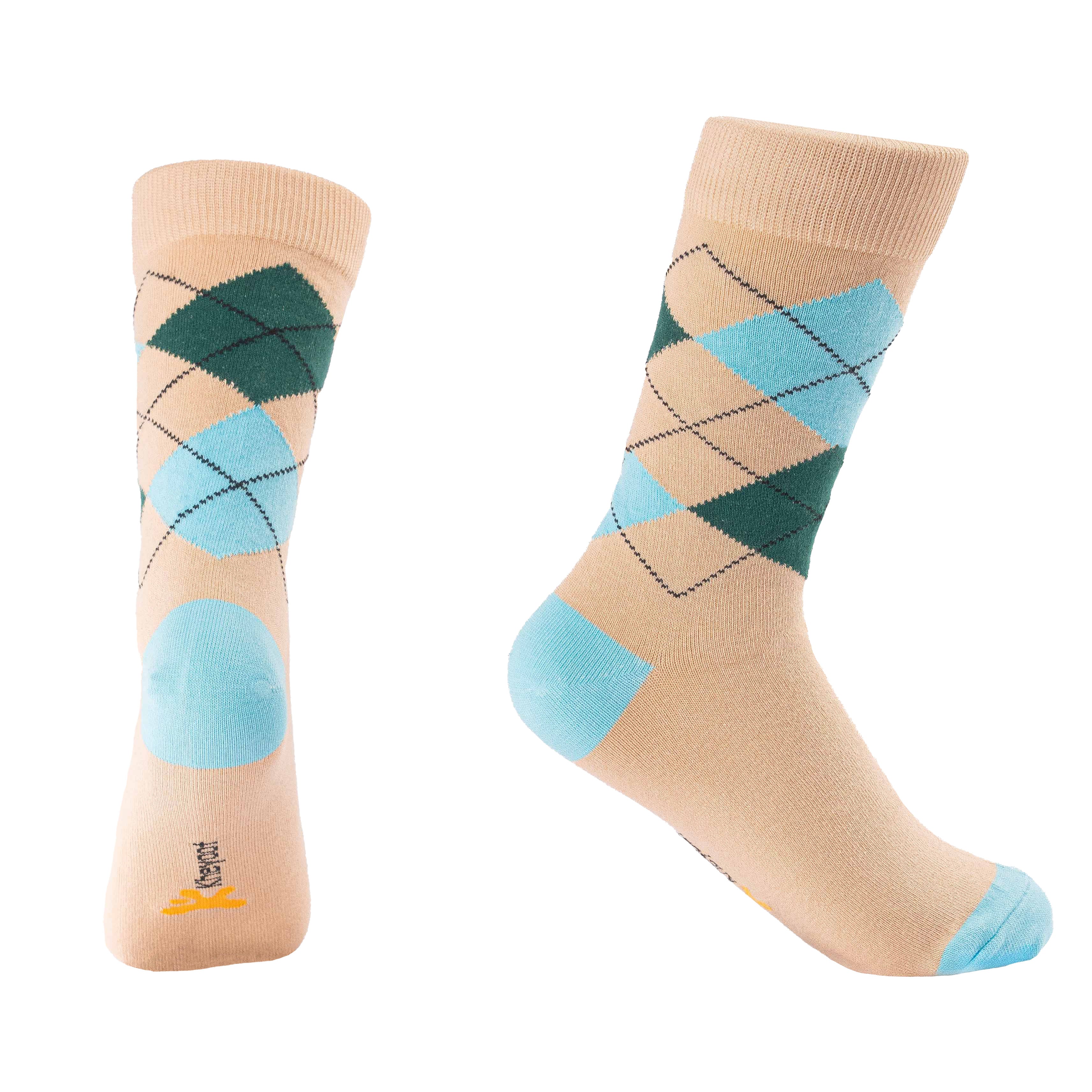 Kheyoot™ Men's Classic Argyle Dress Socks - Refined Style