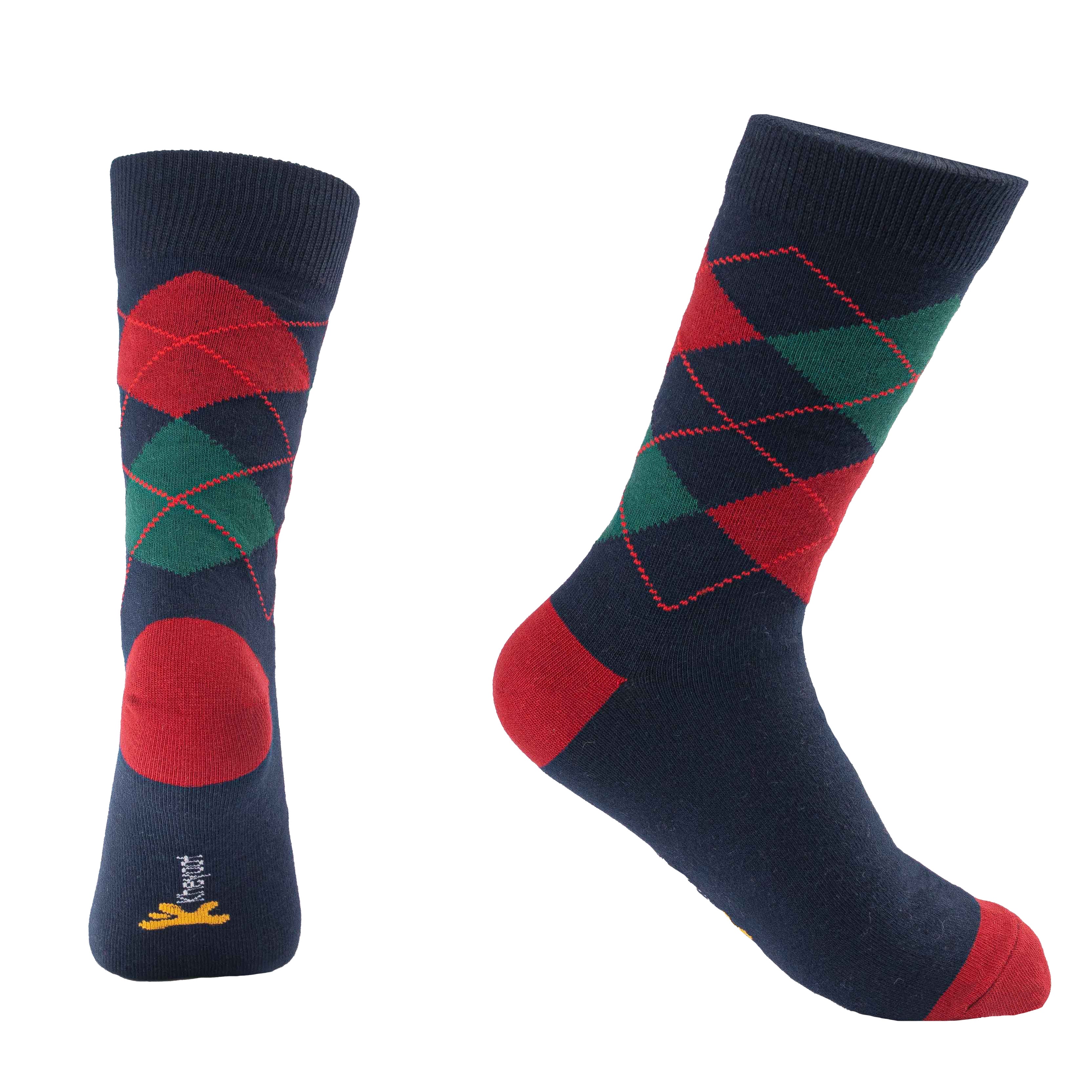 Kheyoot™ Men's Classic Argyle Dress Socks - Refined Style