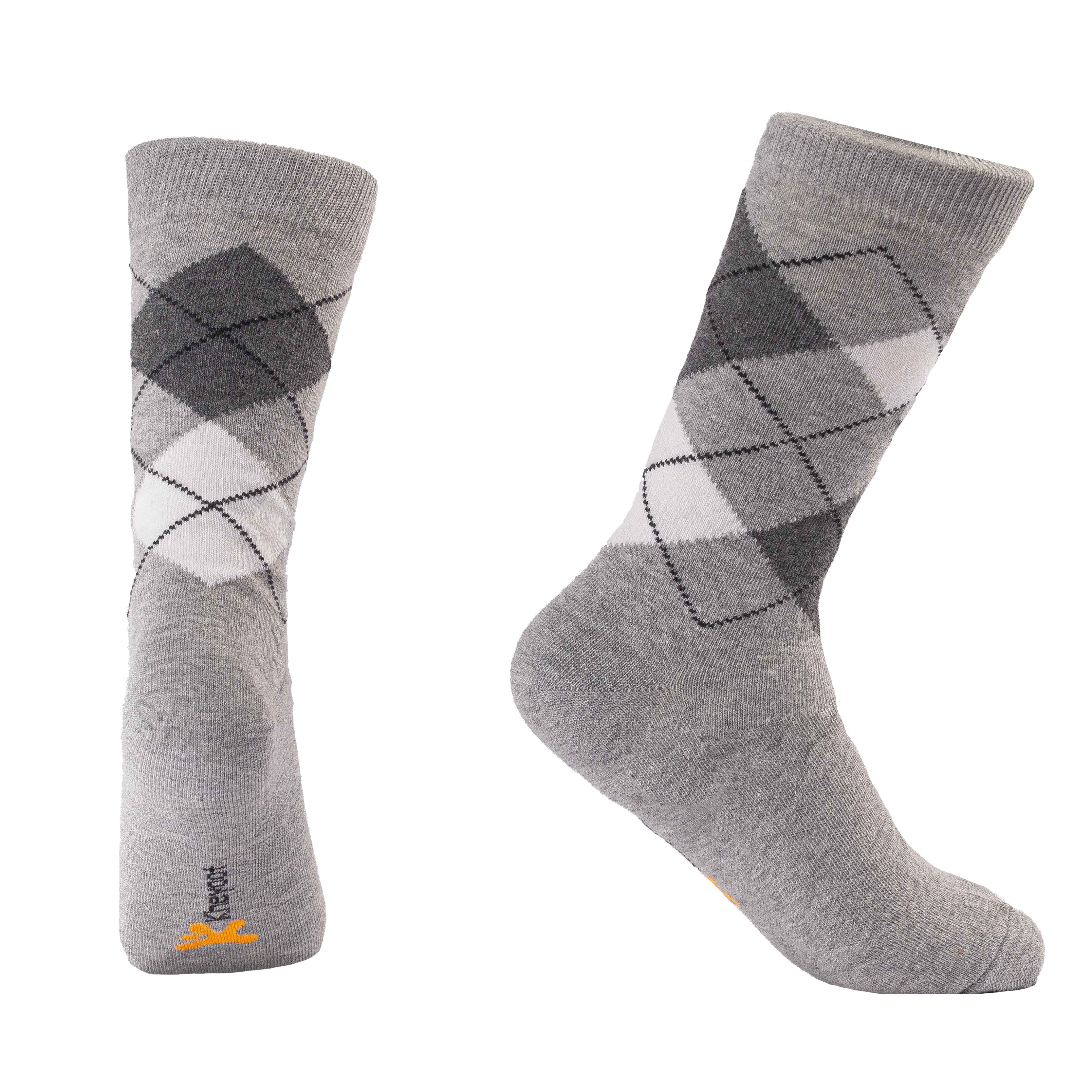Kheyoot™ Men's Classic Argyle Dress Socks - Refined Style