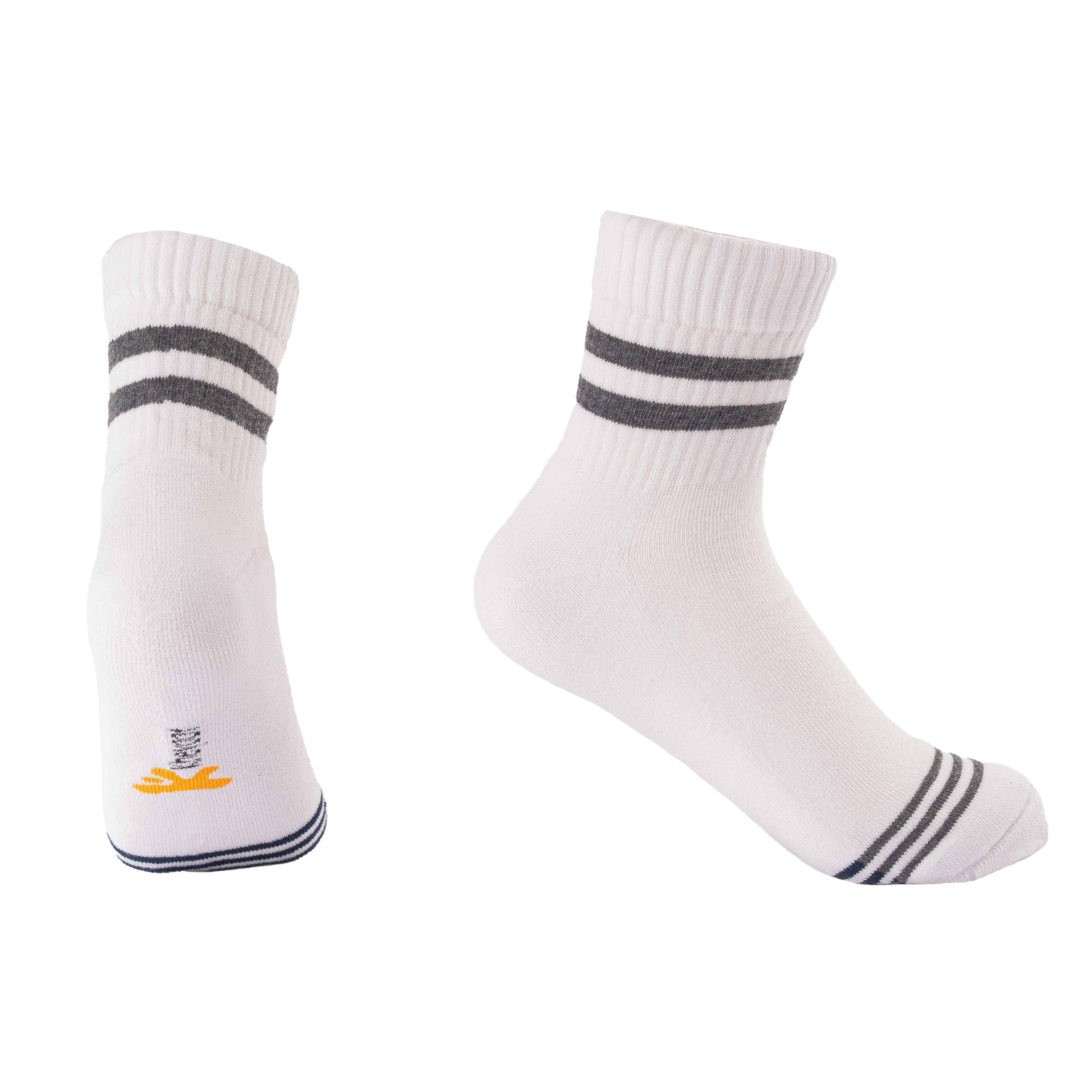 Kheyoot™ Men's Striped Half-Cushion Ankle Socks