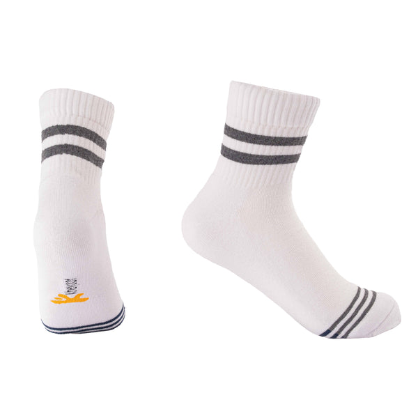 Kheyoot™ Men's Striped Half-Cushion Ankle Socks