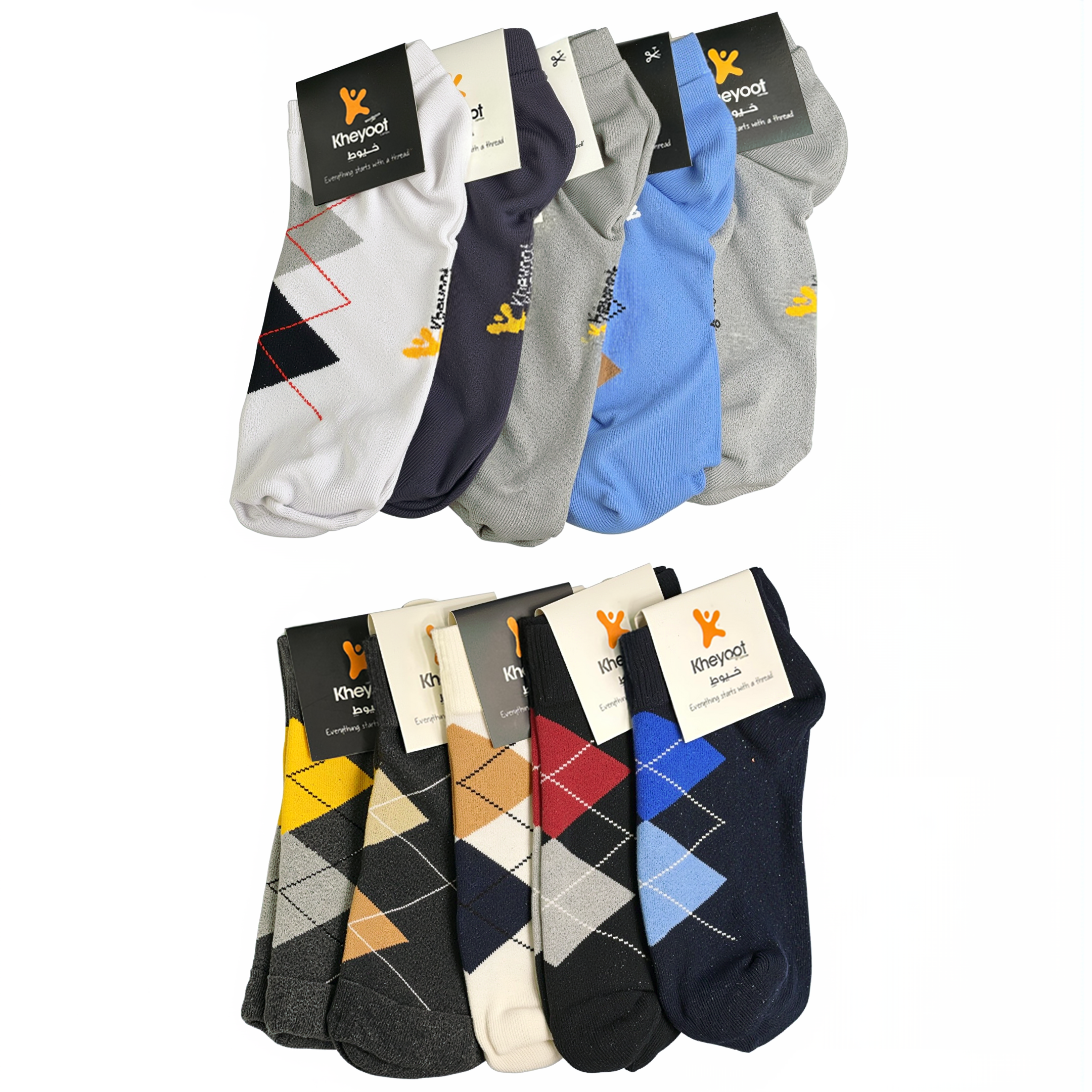 Kheyoot™️Argyle socks Men Socks