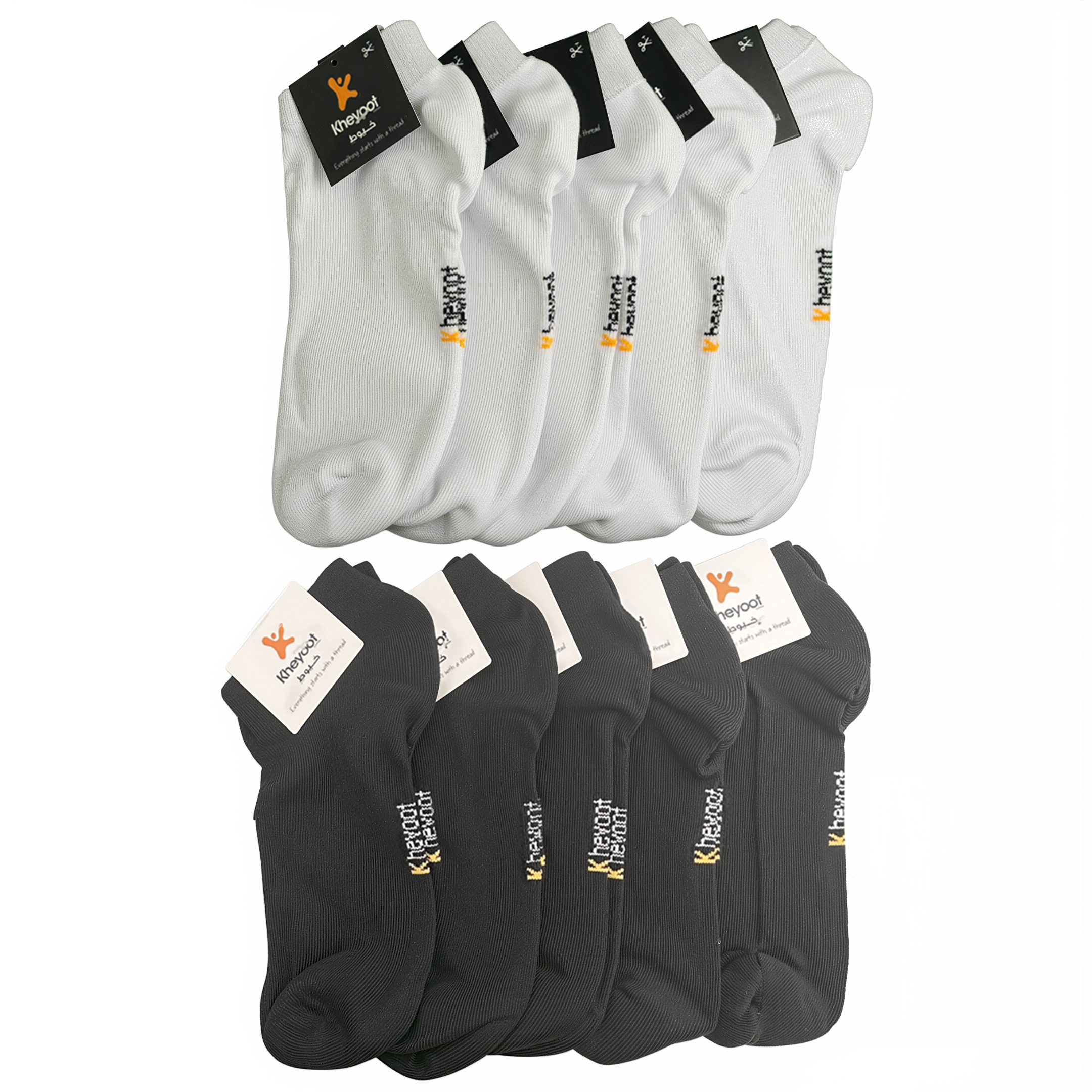 Kheyoot™️Black & White Men Socks