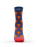 Kheyoot™ Free-Size Adults Superman Logo Pattern Socks