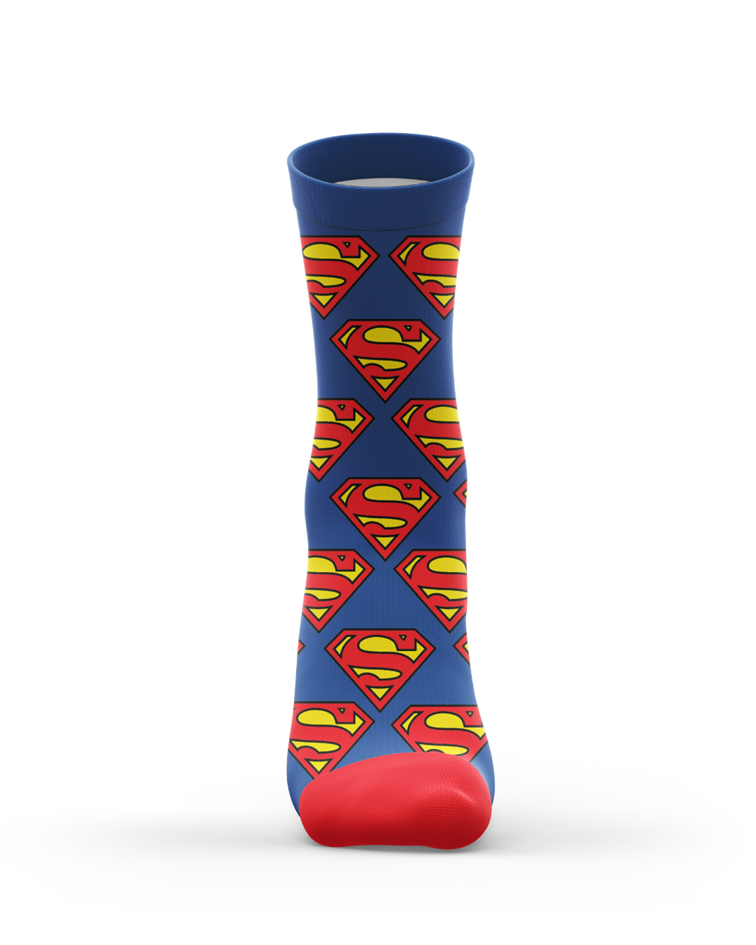 Kheyoot™ Free-Size Adults Superman Logo Pattern Socks
