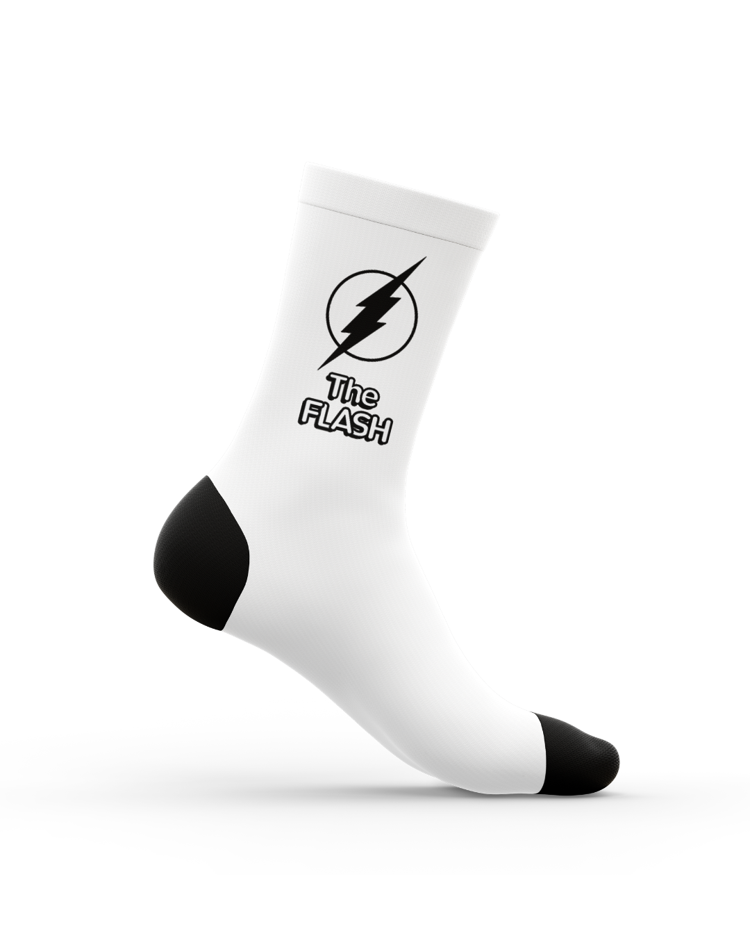 Kheyoot™ Free-Size Adults The Flash Black Logo Socks