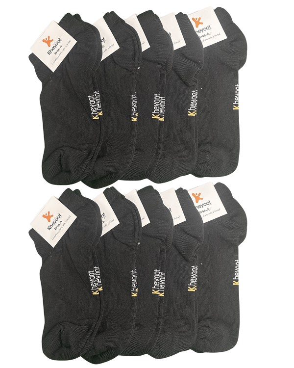 Kheyoot™️All black Women Socks