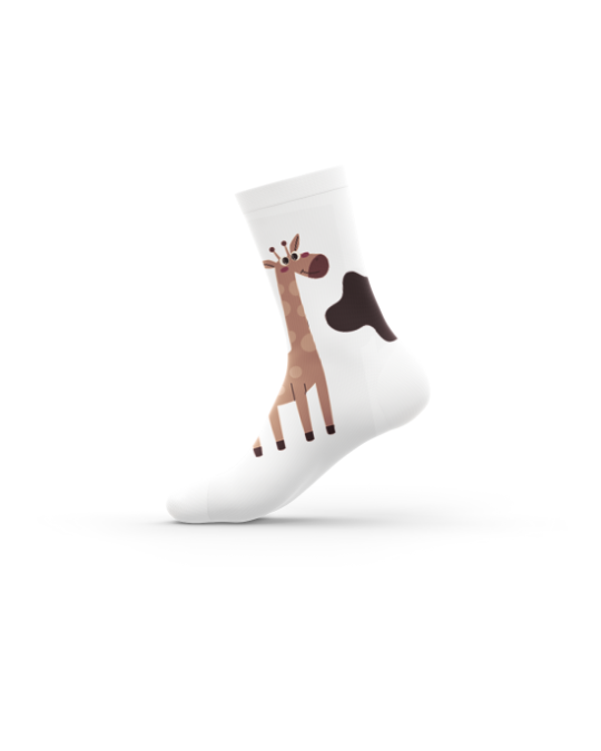 Kheyoot™ Kids Cute Girafie  Print Patterned Socks