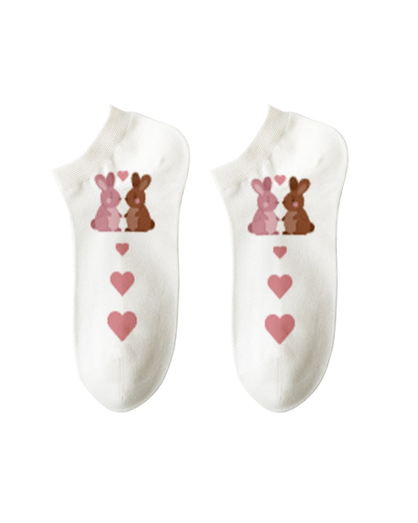 Kheyoot™ Bunny Love Free-Size Socks