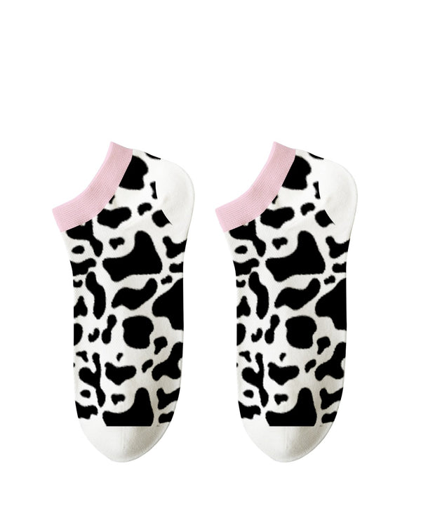 Kheyoot™ cow-zy vibes Free-Size Socks